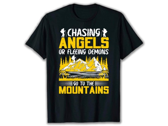 Download Mountain T Shirt Design, Vector - Premium Resources