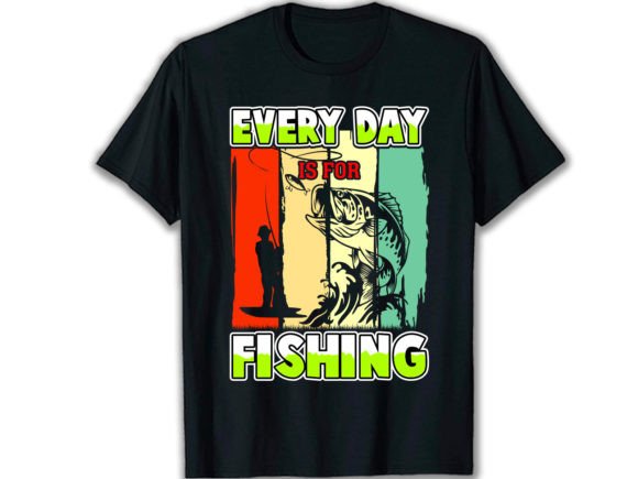 Download Fishing T Shirt Design, Vector. - Premium Resources